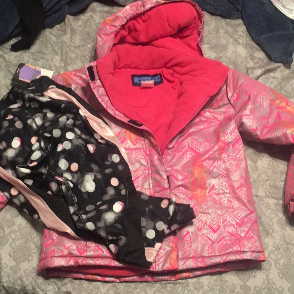 14/16 ice bug jacket Avia leggings 18